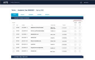 Grading screen capture