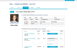 Grading screen capture