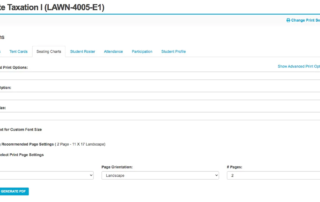 Classroom Management screen capture
